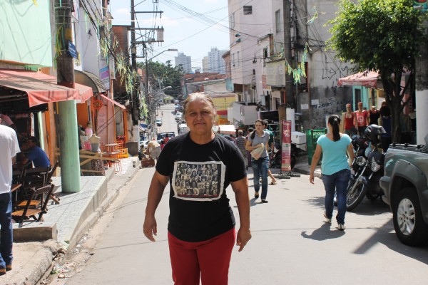 Há 13 anos Neuza Vicente atua como agente comunitária em Paraisópolis (Foto: Francisca Rodrigues)