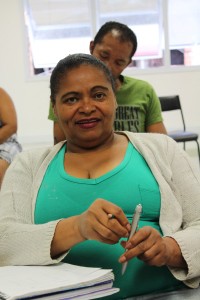 A babá Albertina Francisca, 55,  começou a estudar com 22 anos (Foto: Francisca Rodrigues)