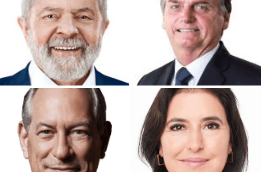 Conheça os quatro candidatos à presidência mais bem colocados nas pesquisas eleitorais
