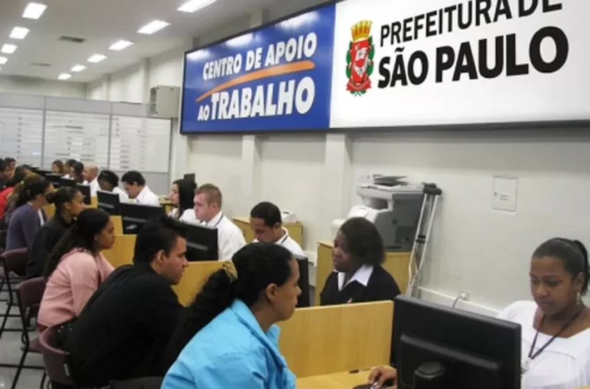  Centro de Apoio ao Trabalhador em São Paulo oferece 500 vagas