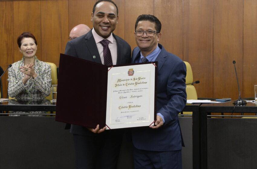  Gilson Rodrigues recebe Título de Cidadão Paulistano